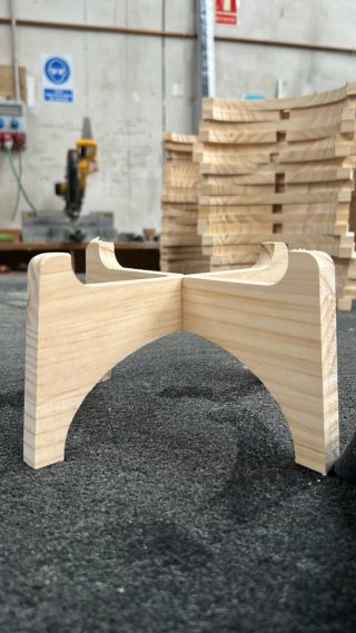 Piezas de madera para manualidades