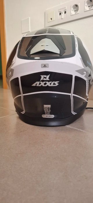 Casco Moto AXXIS Blanco/Negro
