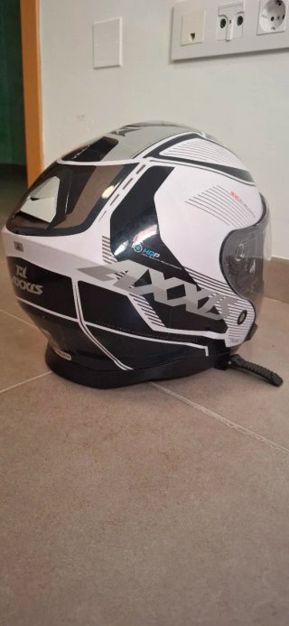 Casco Moto AXXIS Blanco/Negro