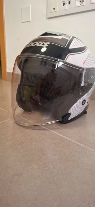 Casco Moto AXXIS Blanco/Negro