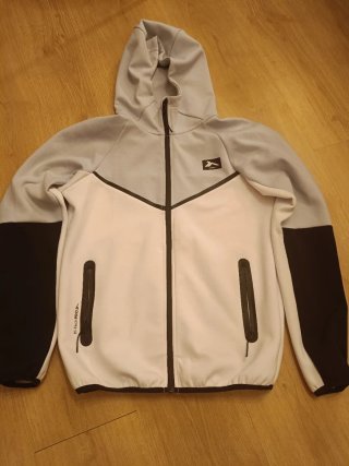 Sudadera Thent Gris y Blanca Talla XS