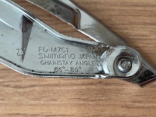Shimano XT FD-M751 Desviador Delantero 31,8 mm