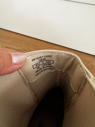 Botines Stradivarius Beige Talla 38