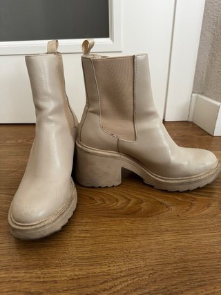 Botines Stradivarius Beige Talla 38