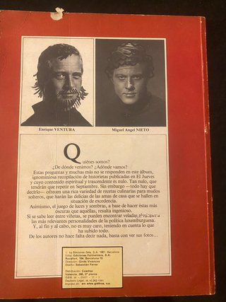 Infusión macroidiótica. El jueves. 1981.