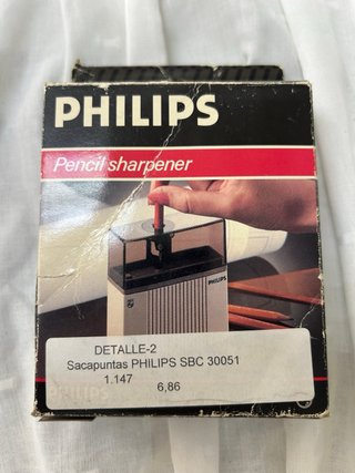 Sacapuntas Eléctrico Philips SBC 30051 Vintage
