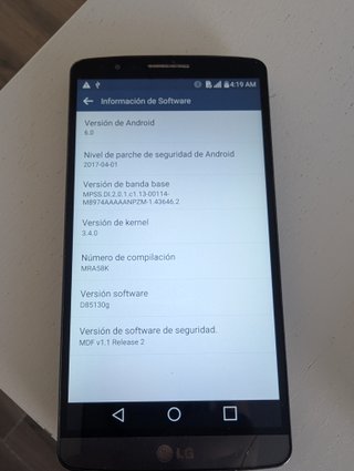 LG G3 D851 32GB para piezas