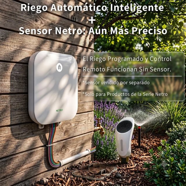 Netro Sprite Programador Riego WiFi 12 Zonas