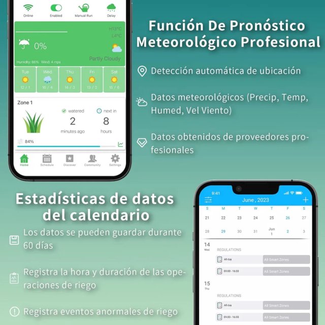 Netro Sprite Programador Riego WiFi 12 Zonas