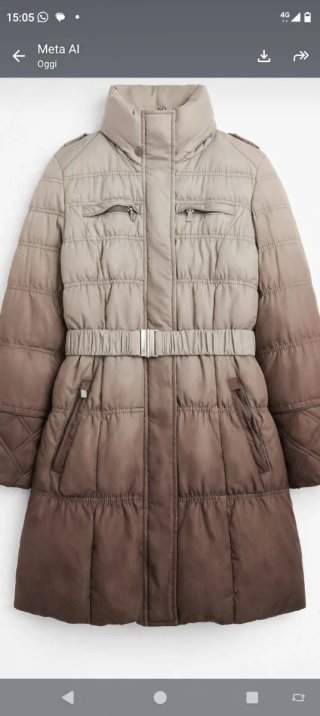 Piumino Manifattura Italiana Beige/Marrone