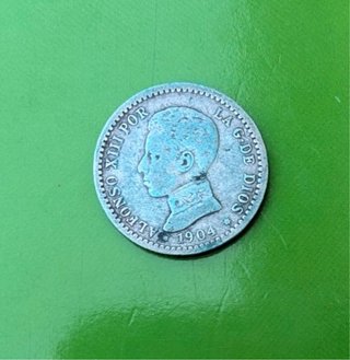 Moneda Alfonso XIII 1904