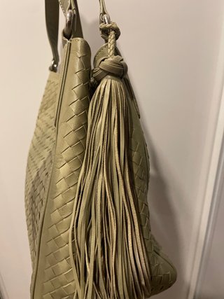 Bolso Pons Quintana Piel Trenzada Dorado