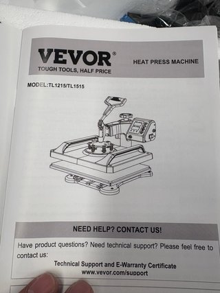 Prensa Caliente VEVOR Multifuncional 5 en 1