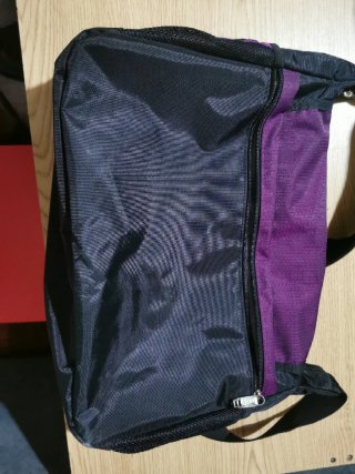 Mochila Aoya Morado y Negro