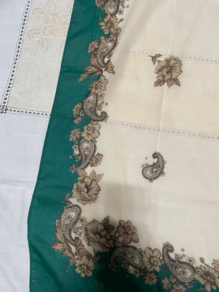 Pañuelo Zago Beige y Verde