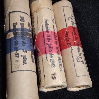 Lote cartuchos Pesetas Franco