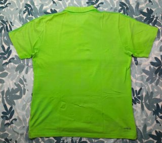 Polo Adidas Neón Verde Lima Vintage - Raro