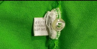 Polo Adidas Neón Verde Lima Vintage - Raro