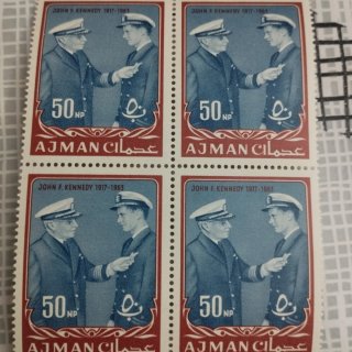 Sellos Ajman J.F. Kennedy 1917-1965