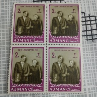 Sellos Ajman J.F. Kennedy 1917-1965