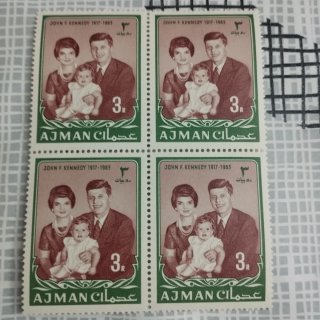 Sellos Ajman J.F. Kennedy 1917-1965