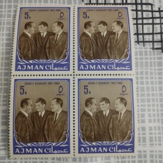 Sellos Ajman J.F. Kennedy 1917-1965