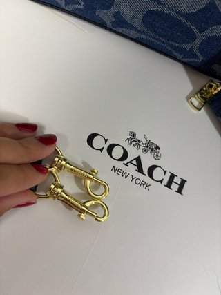 Conjunto Coach: Bolso, Cartera y Tarjetero