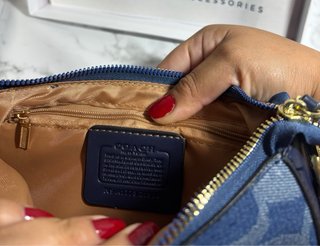 Conjunto Coach: Bolso, Cartera y Tarjetero