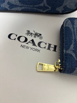 Conjunto Coach: Bolso, Cartera y Tarjetero