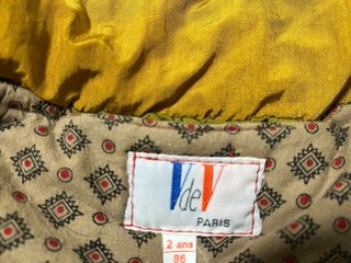 Monos de nieve Vintage para 2 y 6 años