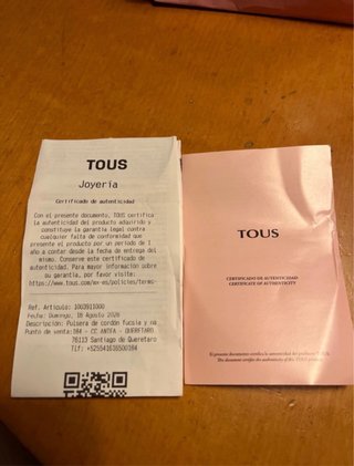 Pulsera Tous nueva