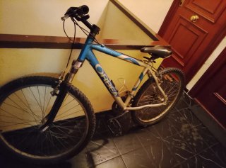 Bicicleta Orbea Azul y Gris