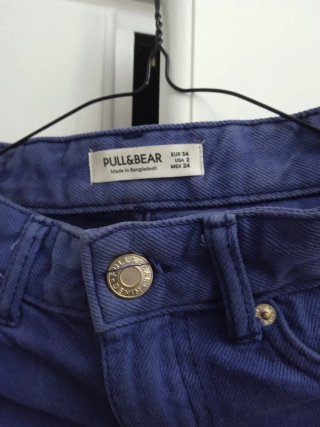 Pantalón Pull&Bear Morado Talla XS