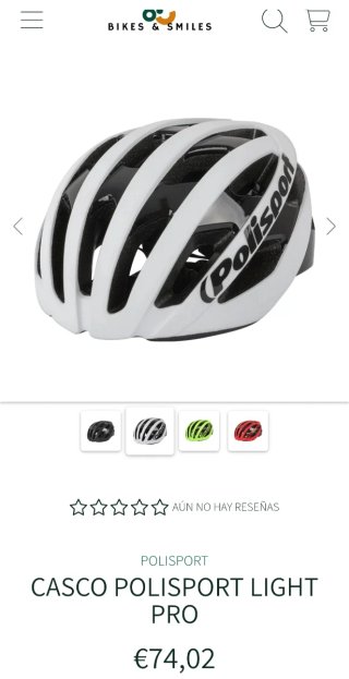 Casco bici/patinete Polisport Light Pro nuevo.