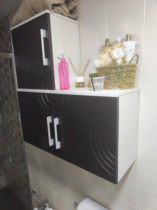 Muebles de baño más espejo con luz incluye lavabo