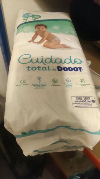 Pañales Dodot Cuidado Total Talla 3 (2 paquetes)