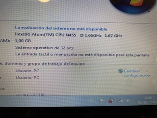 Mini PC Acer aspire one Verde