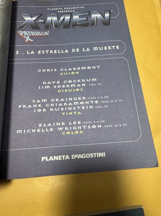 Coleccionable X-men planeta de Agostini 1, 2 y 3