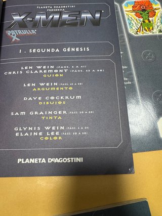 Coleccionable X-men planeta de Agostini 1, 2 y 3