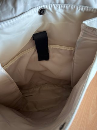 Zaino lavoro beige e nero