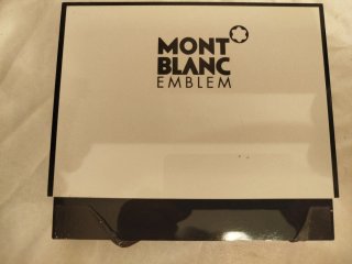 Bloco Expositor Montblanc Emblem Acrílico