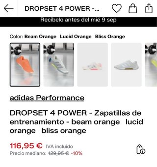 Adidas Zapatillas Training Dropset 4 Mujer