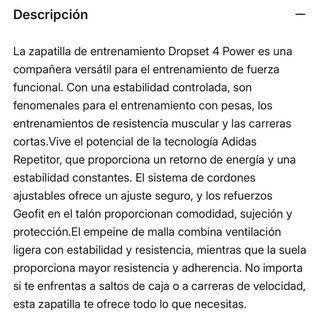 Adidas Zapatillas Training Dropset 4 Mujer