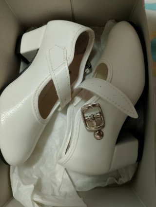 Zapatos de baile para niña blancos Talla 23