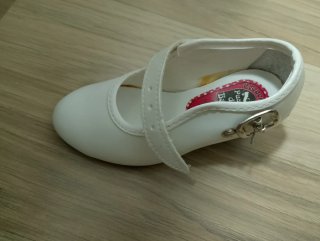 Zapatos de baile para niña blancos Talla 23