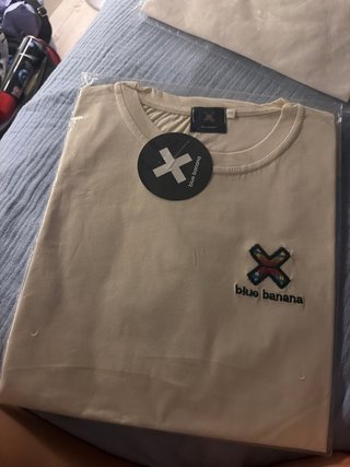Camiseta Blue Banana Talla S Beige