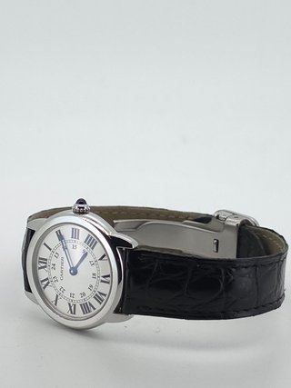 Cartier Ronde Solo 3601 Argento Nero