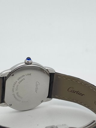 Cartier Ronde Solo 3601 Argento Nero
