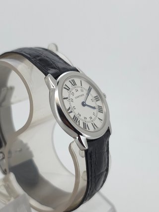 Cartier Ronde Solo 3601 Argento Nero