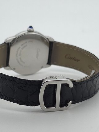 Cartier Ronde Solo 3601 Argento Nero